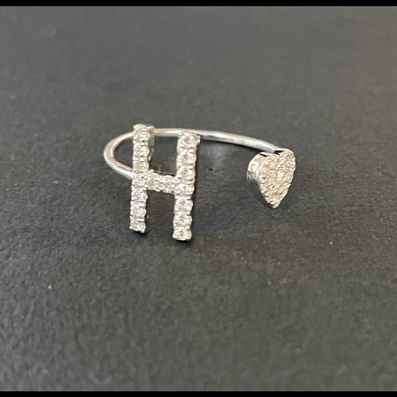 Real 18k white gold
